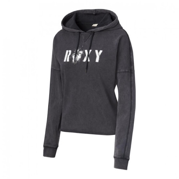 Roxy Ocean Boulevard Hoodie in Black, Sz. M - Picture 1 of 9